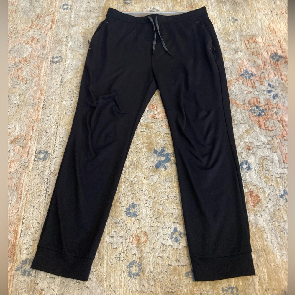 Mack Weldon Men's  Jogger Black Size XL Atlas Jogger Total Eclipse Performance